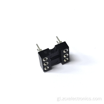 Conector de socket de 8 p recto